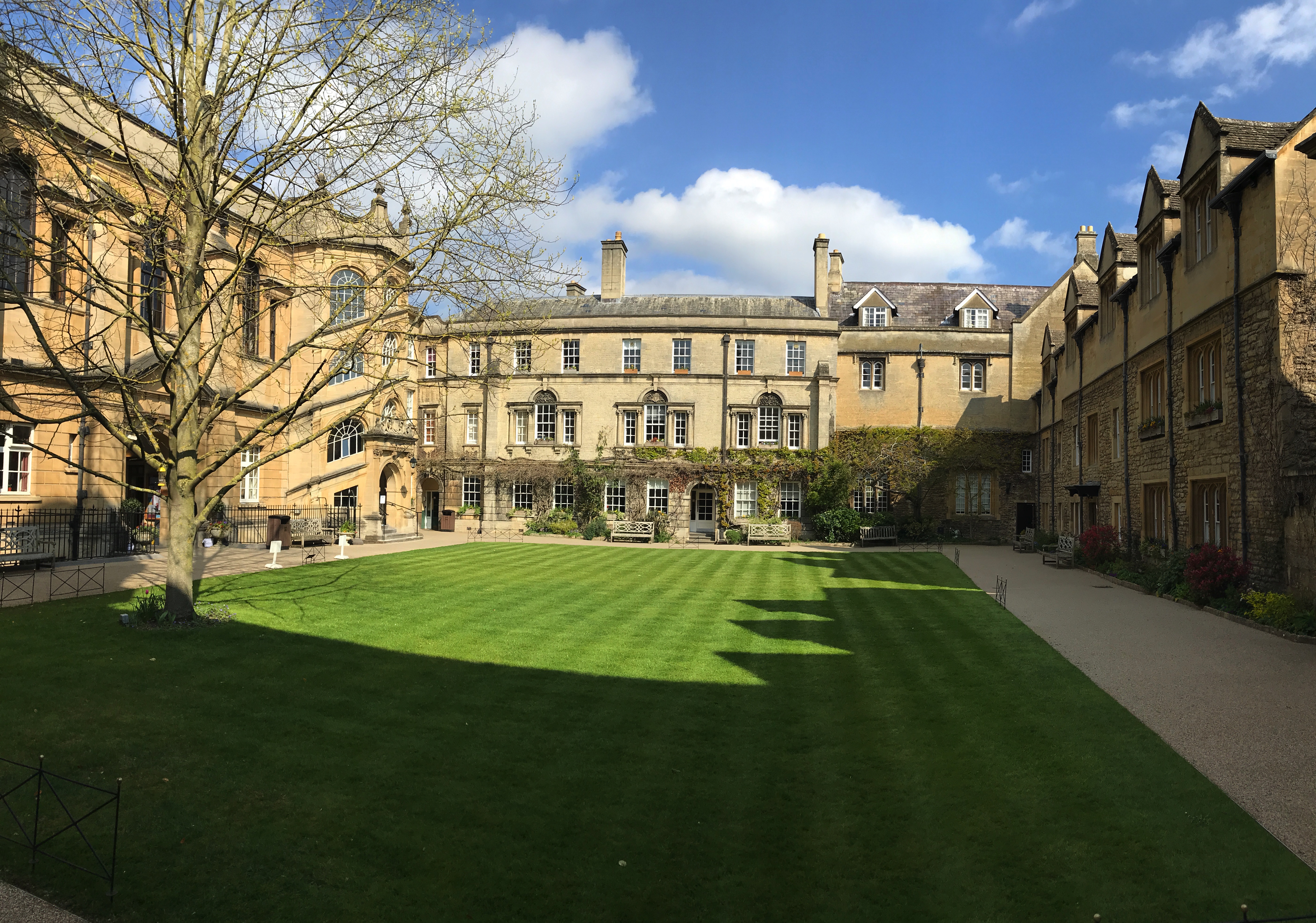 The Courtyard of Hertford College